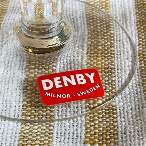 Denby Brown Champagne Dessert Cased Coupe Glasses Set Of Set of 5 - Picture 6 of 8